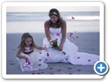Beach Wedding Flower Girl Photo Florida